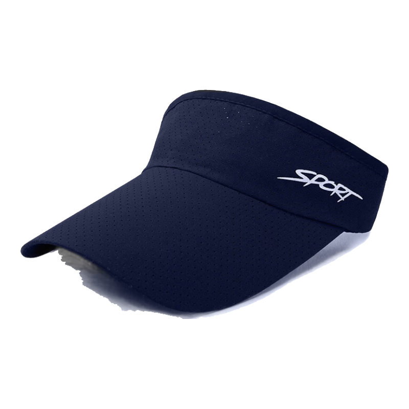 BIKEBROS Sun Visor Hat, UV Protection Cap for Spring And Summer Outdoor Cycling, Versatile Open-Top Hat, Quick-Drying Breathable Sunhat for Men And Women, Navy Blue
