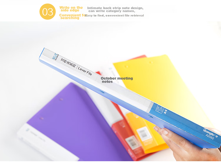 GuangBo Value Added Tax Invoice Holder/bill Holder/office Storage Supplies, Office Document And Bill Organizer Protective Folder, Random Color, Single Pack WJ6610 9
