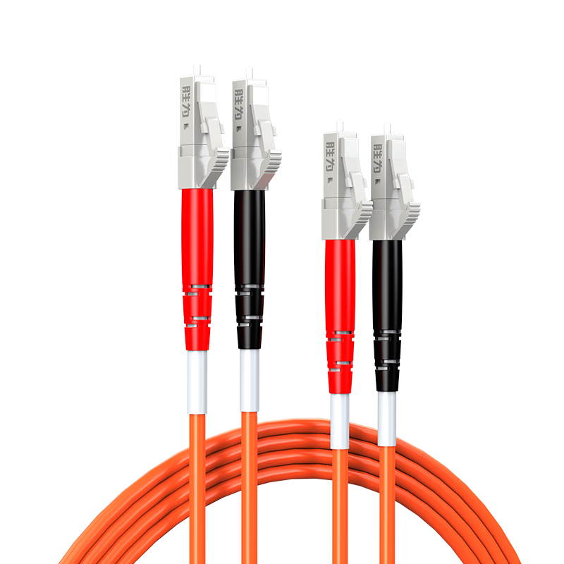 Shengwei Engineering Telecom-Grade Fiber Optic Patch Cable, LC-LC Multi-Mode Dual-Core 10 Meters, 62.5/125 Low Smoke Zero Halogen Environmentally Friendly Outer Sheath, Transceiver Pigtail FMC-604