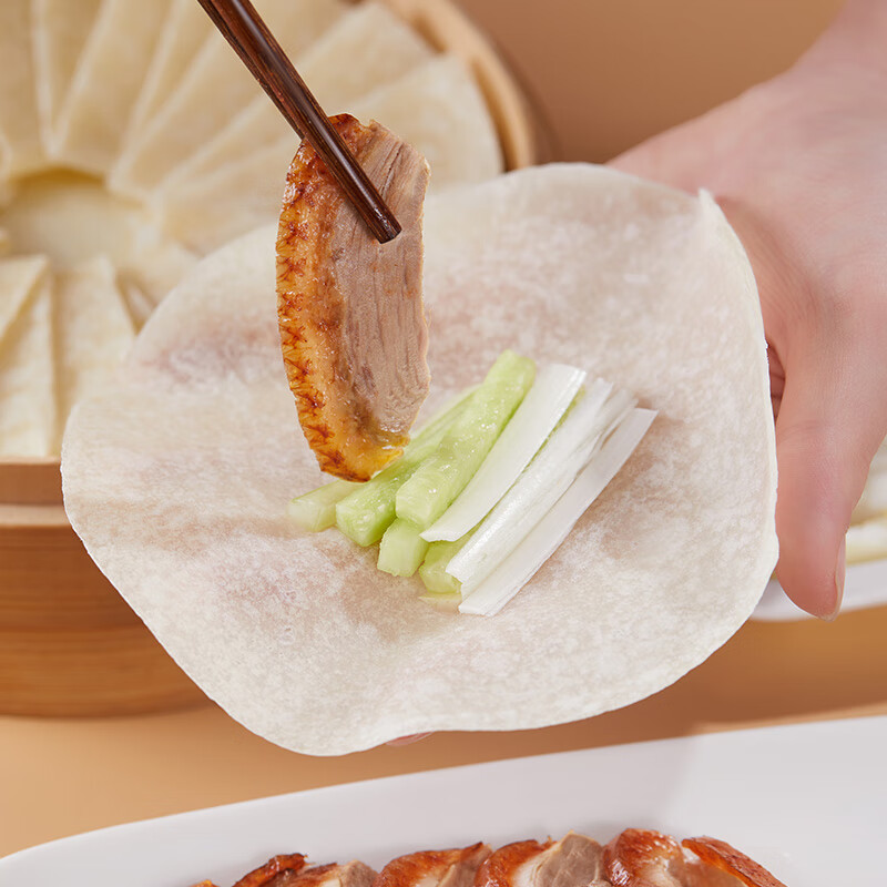 全聚德 手工片制烤鸭 团圆装礼盒1414g 北京烤鸭 年货节 特产礼盒 团购