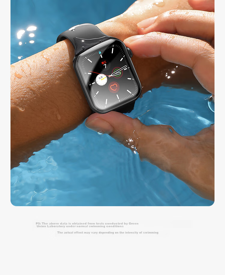 UGREEN Compatible with Apple Watch Screen Protector for SE3/SE2/S9/S8, Universal Fit for Apple IWatch 7/6/5/4, Protective Film for 45/44mm, Anti-Scratch, Anti-Fingerprint, Hydrogel Soft Film, Not Tempered Glass 17