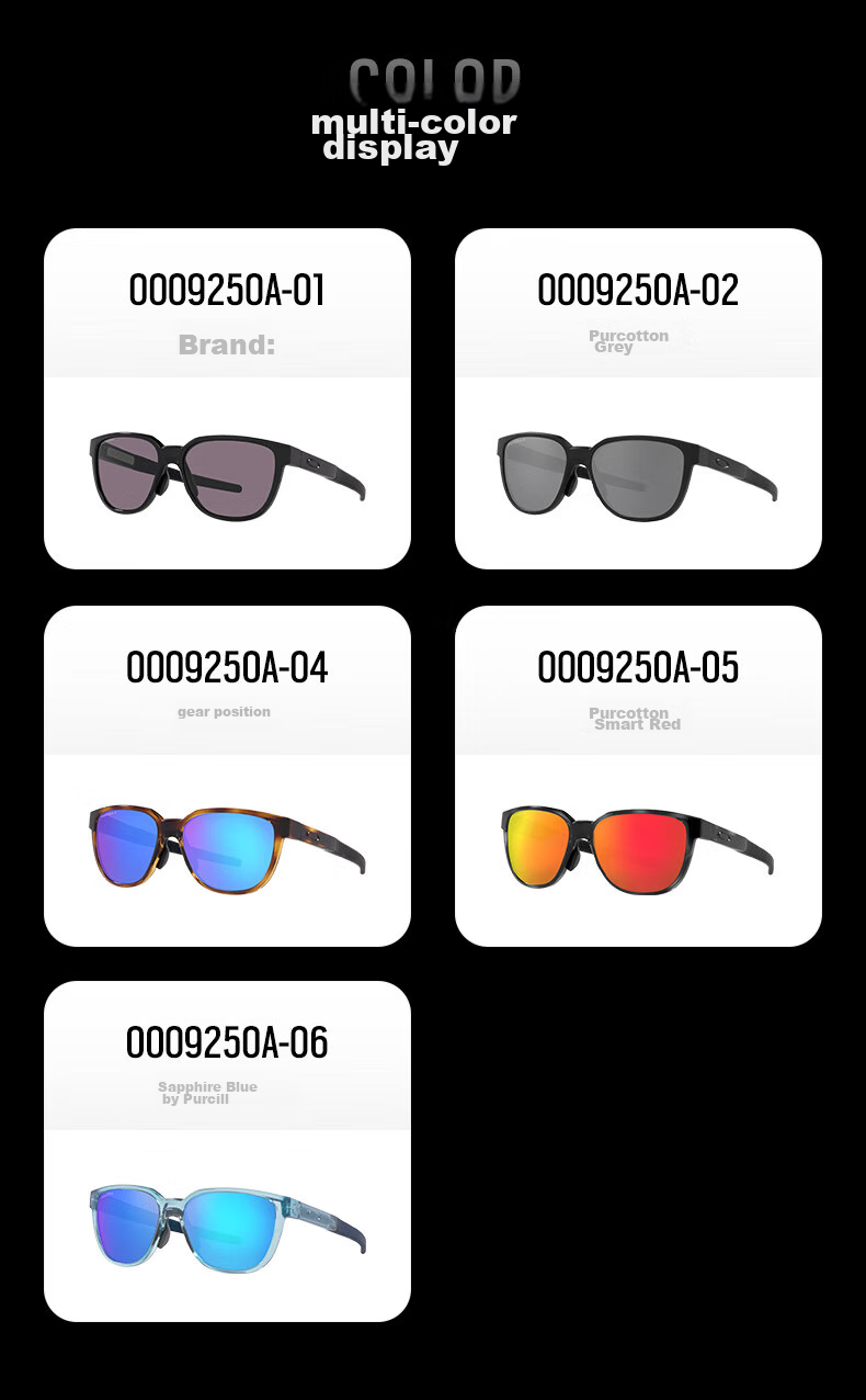 OAKLEY ACTUATOR A 0OO9250A Sports Sunglasses, Spectrum Gray-02 7