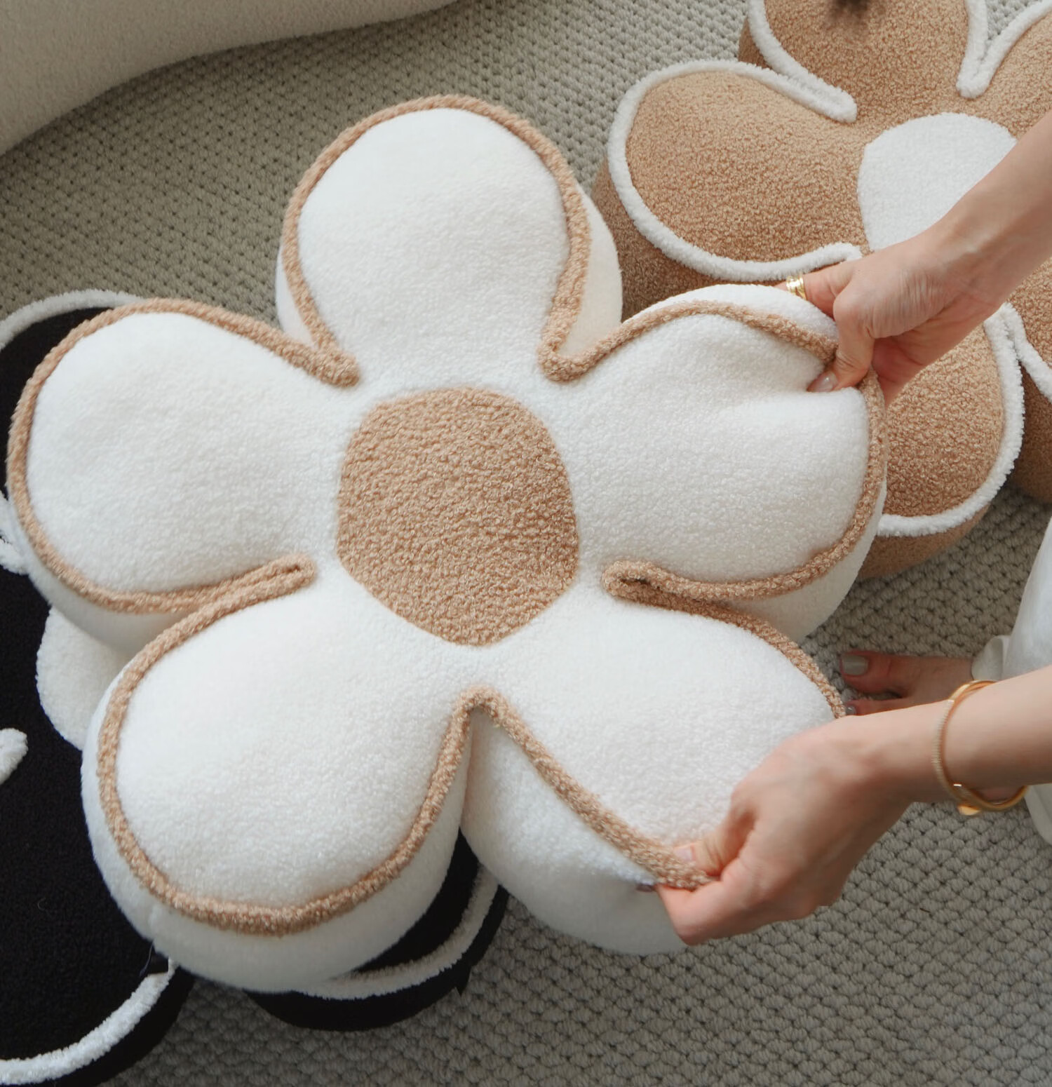 Fanyejia Chair Cooling Mat, Bamboo Mat, Mahjong Mat, Office Executive Chair, Hollow-Out Interlocking Chair Pad, Student Seat Cushion for All Seasons 18