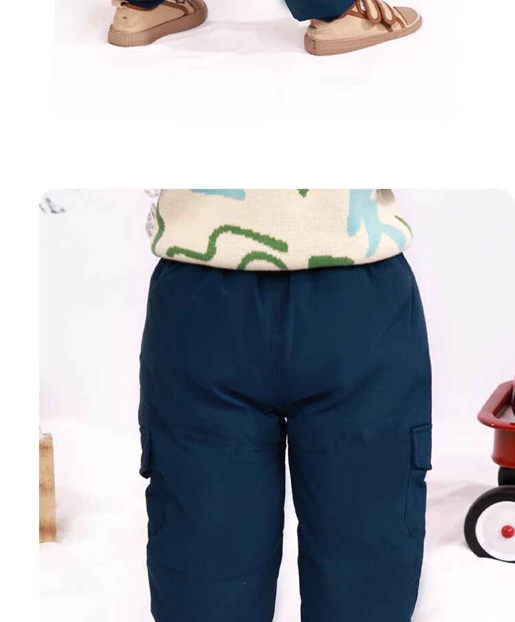 Ciciibear Boys' down Pants, Winter Outerwear, Baby Winter Clothing, Girls' Long Pants, Boys' Cotton Trousers, Baby Warm Pants 15