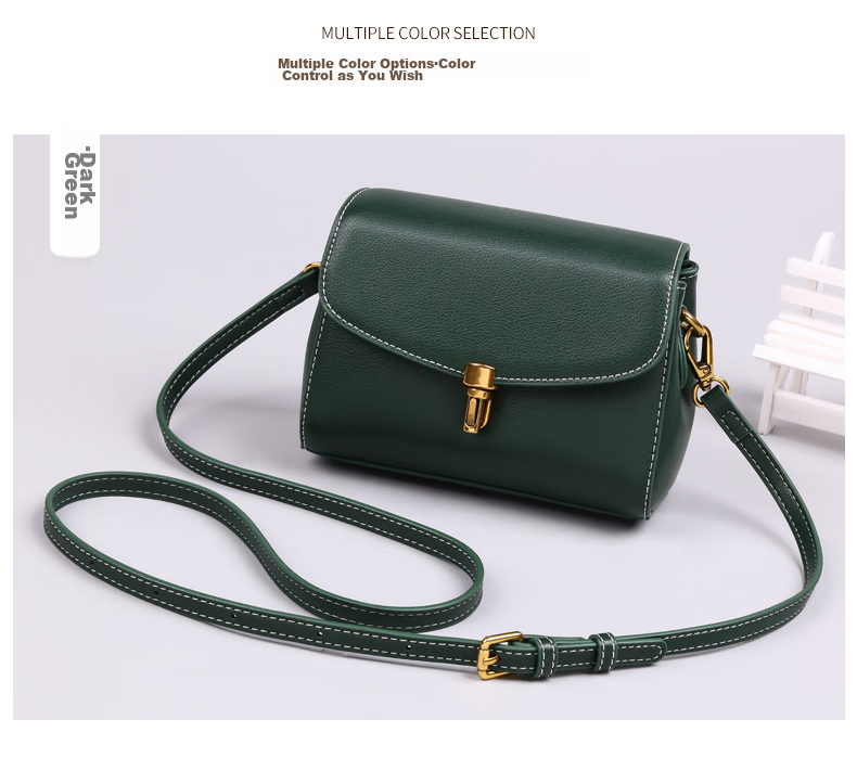 Viney Women's Handbag, Cowhide Crossbody Bag, Stylish Shoulder Phone Bag, Practical Birthday And Mother's Day Gift for Mom 7