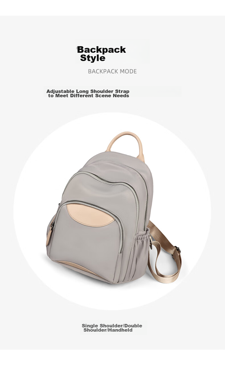 Aiqinghai Oxford Cloth Backpack, Lightweight And Compact, Stylish And Fashionable, Large Capacity, Perfect Birthday Gift for Travel 10