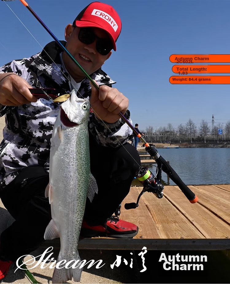 CRONY Autumn Stream 2nd Generation UL Ultra-Soft Action Lure Rod, Micro-Ejecting Bass Rod, Micro-Gun Handle, 1.83 Meters, C602L 18