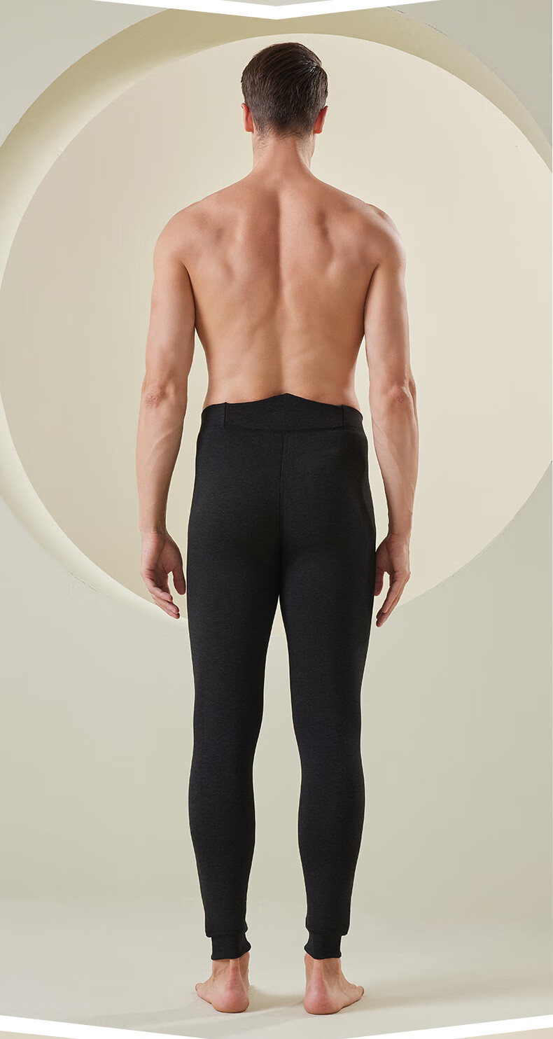 YUZHAOLIN Thick Warm Pants for Men, Autumn And Winter Fleece-Lined Trousers, Thermal Underwear, Extra-Thick Lambswool Base Layer Pants, Men's Cotton Pants 12