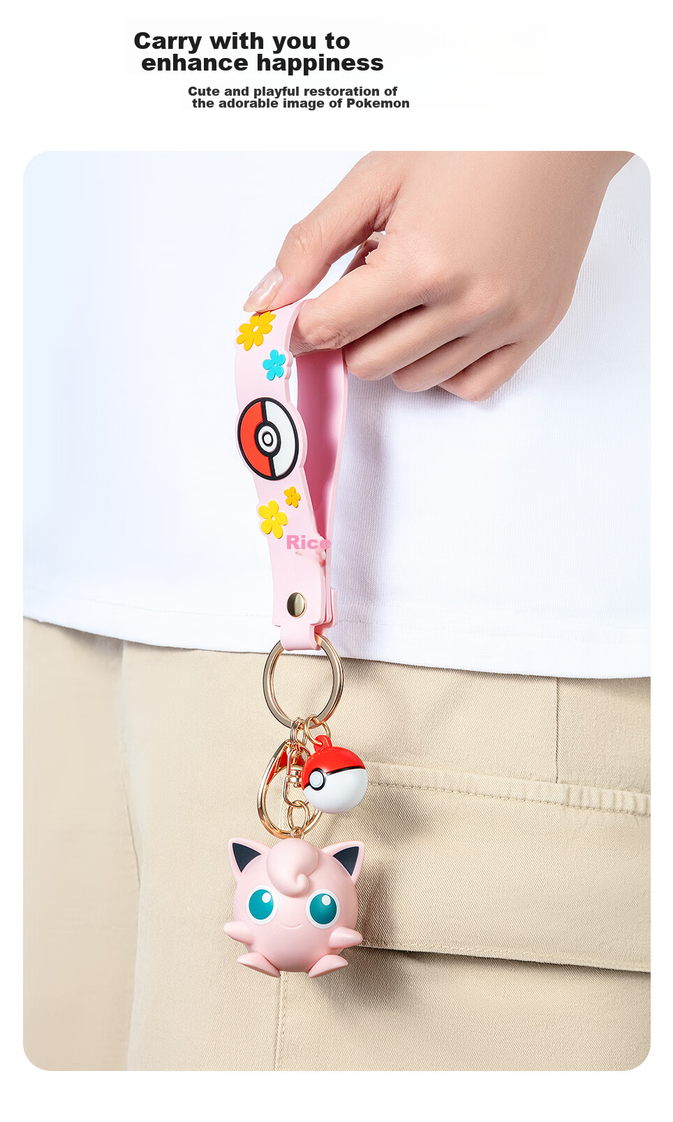 Funism Pokemon Keychain, Mewtwo Car Pendant, Backpack Charm, Birthday Gift, 52mm 10