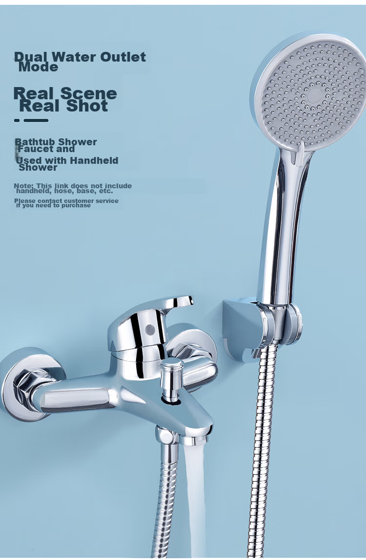 Larsd Shower Faucet Mixer Valve Set, Bathroom Cold And Hot Three-Way Shower Switch, Bathtub Mixer Faucet LD10203 3