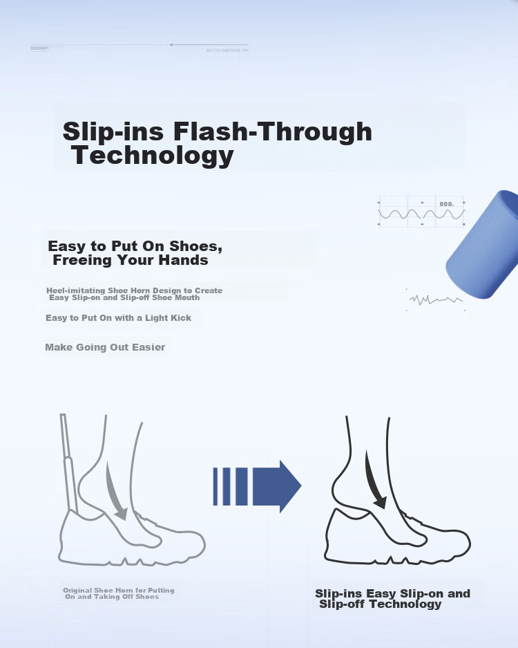 Skechers Slip-On Breathable Mesh Casual Shoes, Everyday Walking Shoes [Slip In] Quick-Wear Technology, Father's Day Gift 3