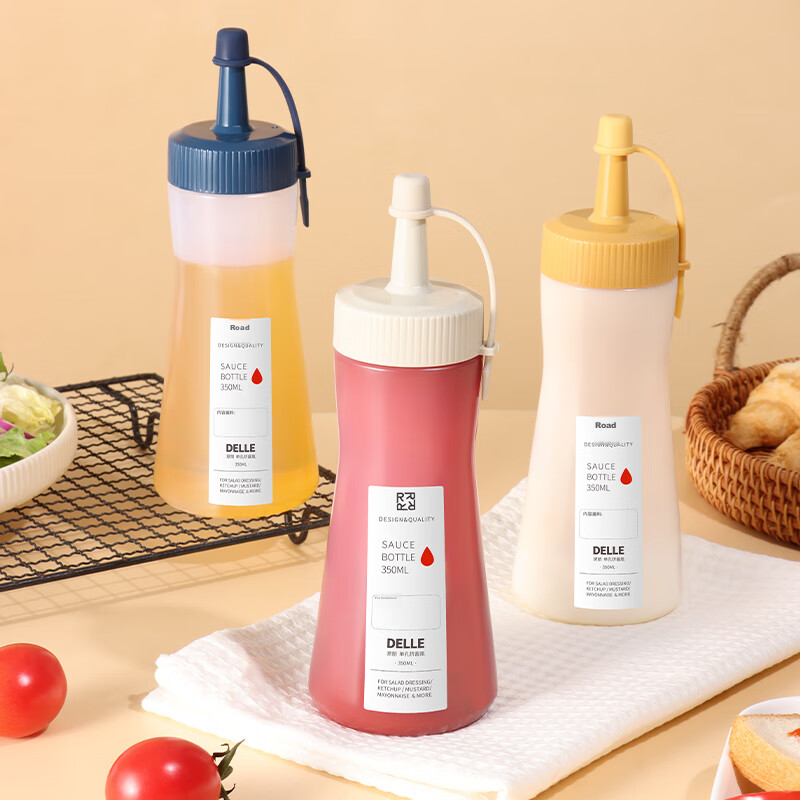 Baijie Squeeze Bottle, Tomato Salad Sauce Bottle, 3 Squeeze Bottles, Condiment Bottle, Sauce Bottle, Squeeze Bottle, Oil Bottle, Sauce Bottle