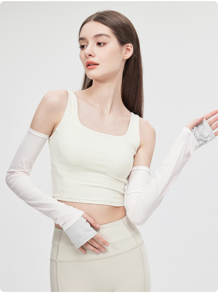 JIUMU Ice Silk Sun Protection Sleeves for Women Summer Cooling UV Protection Arm Sleeves for Driving and Cycling 18