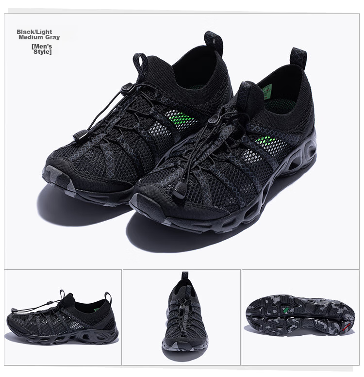 TOREAD Men's Spring And Summer Outdoor Non-Slip, Wear-Resistant, Breathable, Water-Permeable, Quick-Drying River Tracing Shoes TFEEBM81931 6