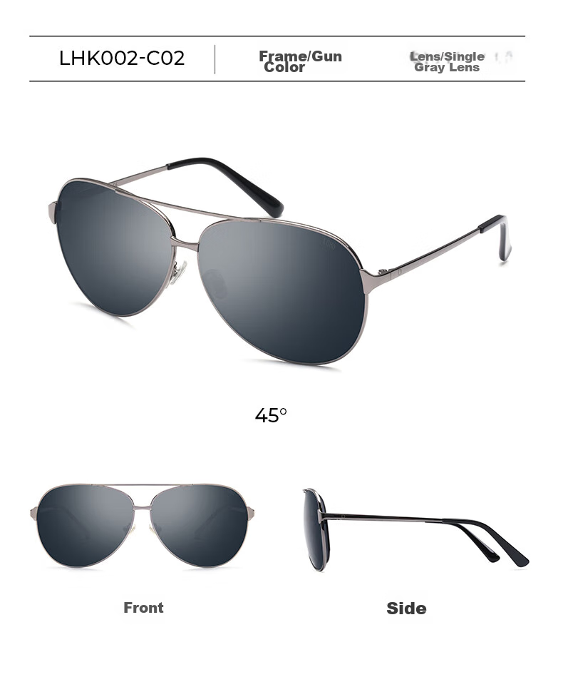 LOHO Polarized Sunglasses for Men, Driving-Specific Aviator Sunglasses for Women, Fishing UV Protection New Style 17
