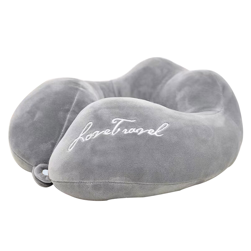 Jingxun U-Shaped Travel Pillow, Neck Support Pillow, Portable, for Airplane Travel, Car Use, Office Nap, Back Support Cushion, Pillow