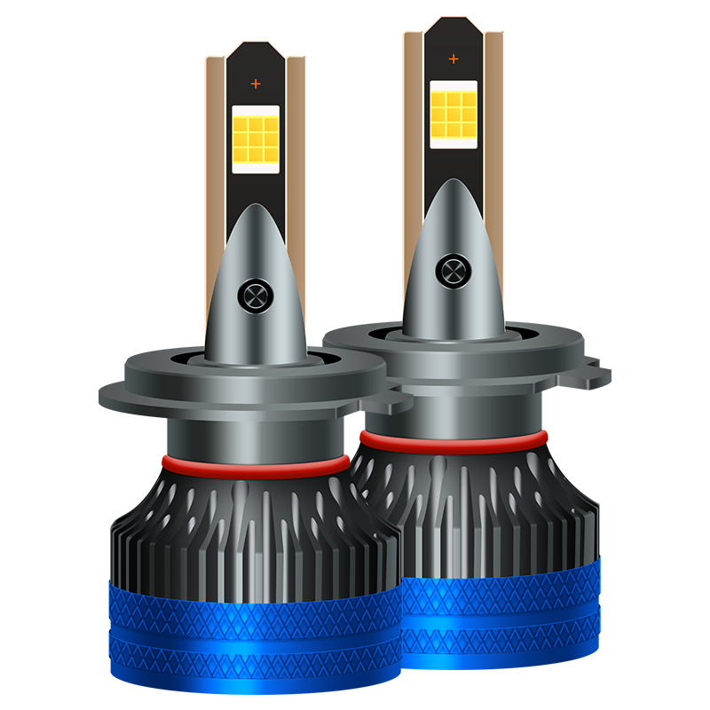 Cnlight 110W Car LED Headlight Bulb Modification, Laser Headlights, Ultra-Bright High Beam And Low Beam H7 [2-Pack]
