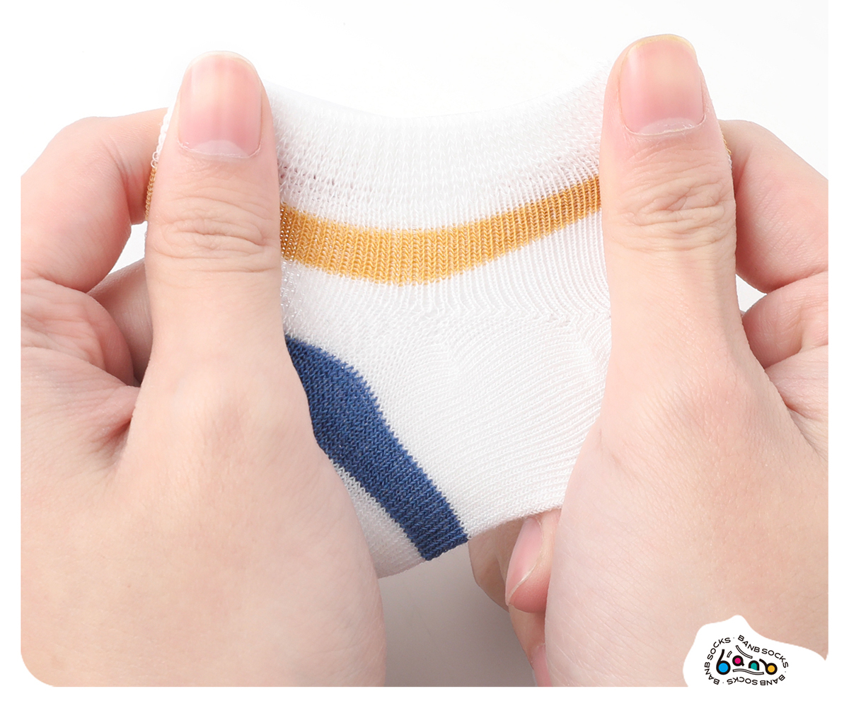 Banbi Children's Socks, Boys' Summer Thin Mesh Breathable Invisible Cotton Socks BB22035, Size 18-20 8