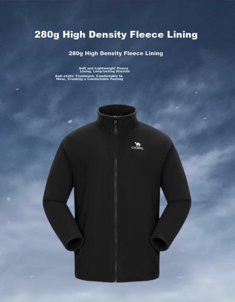 CAMEL Outdoor 3-in-1 Detachable Waterproof Cold-Resistant Mountaineering Jacket O611 for Men and Women 10