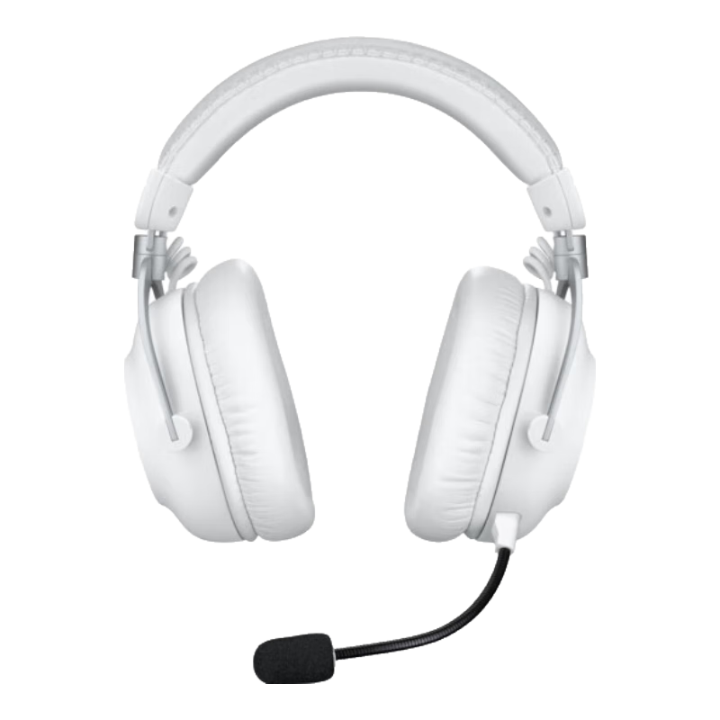G PROX2 Generation Lightspeed Wireless Bluetooth Tri-Mode Gaming Headset, 7.1 Surround Sound Computer Headphones, GPW2 Generation FPS Sound Positioning Headset with Microphone, White