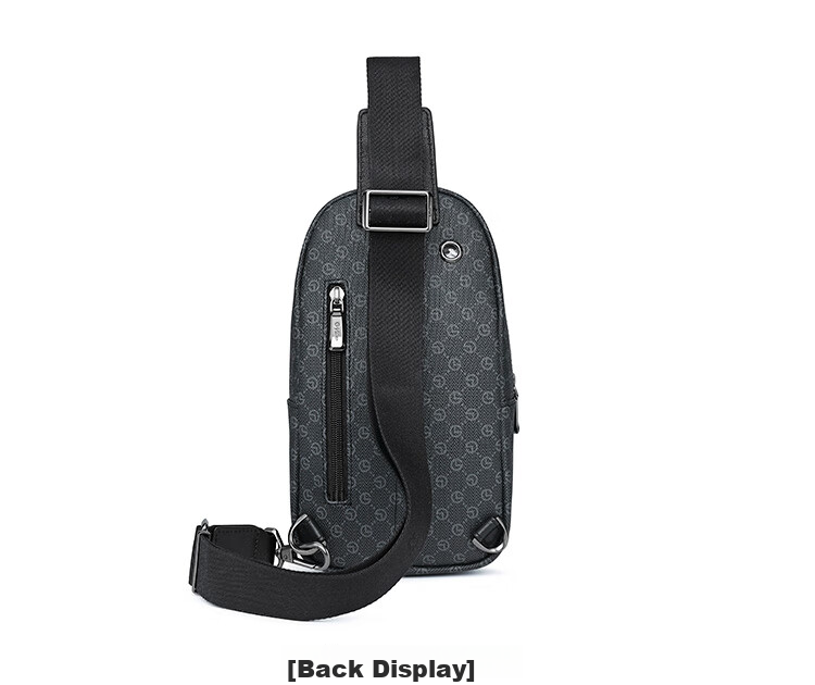 Goldlion Shoulder Crossbody Bag, Chest Pack, Casual Vertical Style, Large Capacity Men's Bag, Birthday Gift 17