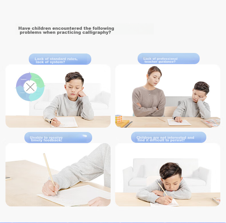 Aerfadan AI Handwriting Practice Pen W20 for Elementary School Students And Children's Pen Control Training, Paper-Screen Synchronized Practice, Comes with AI Handwriting Copybook, One-On Real-Time Guidance, Intelligent Handwriting Practice 2