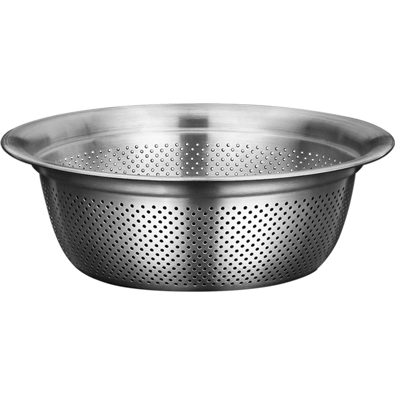 Newair 304 Stainless Steel Colander, Draining Basket, Rice Washing Sieve, Kitchen Tool, Fruit Basket, Household Colander