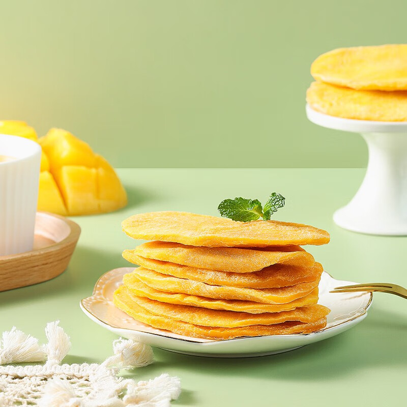 华味亨 芒果干100g休闲零食办公室小吃果脯水果干企业团购零食