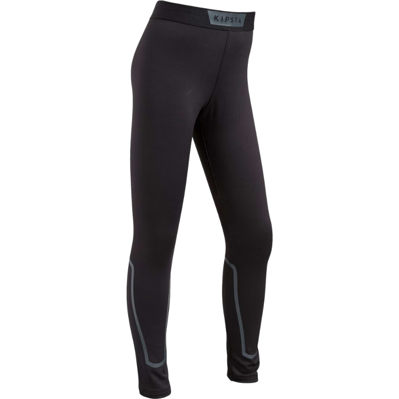 DECATHLON Children's Sports Boys' Tight-Fitting Breathable Quick-Dry Pants, Lightweight Non-Fleece Black, 113-121cm, 5-6 Years Old, 4389674
