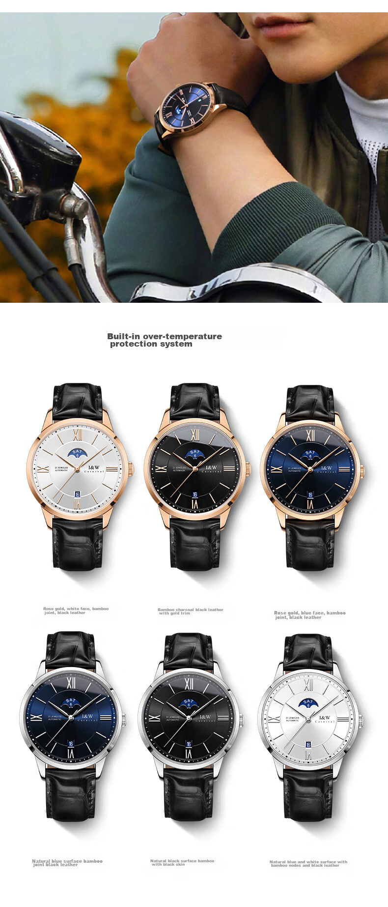 Aiwochi Swiss IW Men's Watch, Fully Automatic Mechanical Watch, 2026 New Model, Official Authentic Luxury Brand, Top Te 17