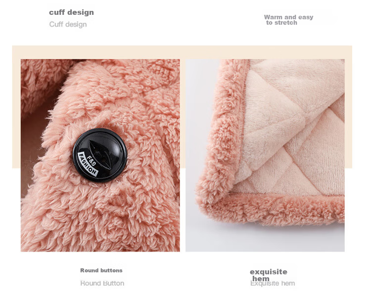 LangSha Couple's Winter Three-Layer Padded Sleepwear, Men's Thickened Coral Fleece Warm Loungewear, Plus Size Home Wear 15
