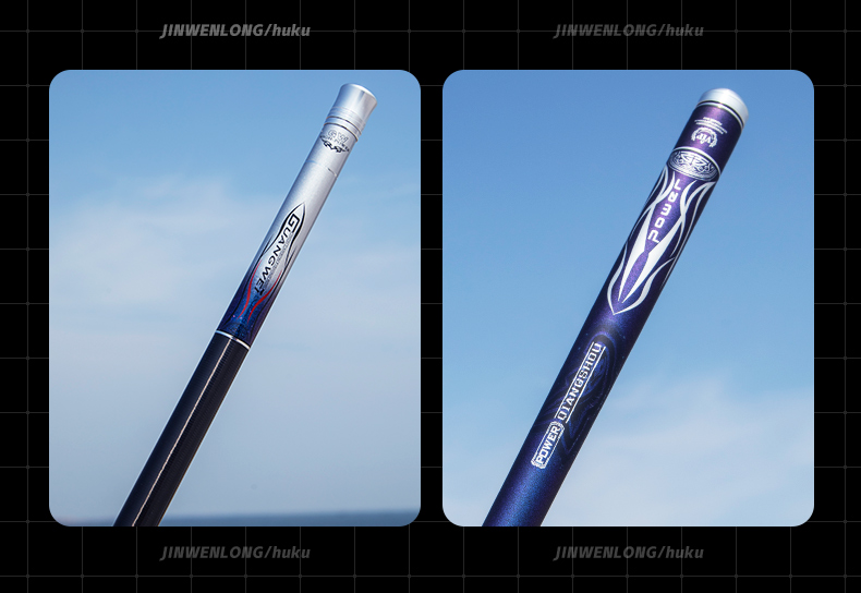 GW (GW) Fishing Rod Hand Rod 8.1m Golden Pattern Dragon Lake Reservoir Wild Fishing Comprehensive Rod Ultra-Light Ultra-Hard 28-Tune Fishing Pole 2