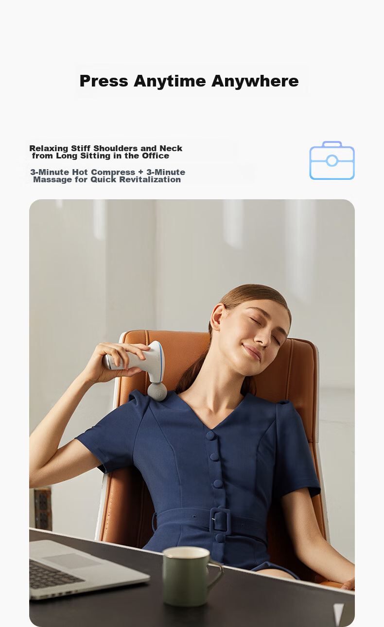 SKG [Mid-Autumn Festival Gift] F1 Premium Sports Massage Gun for Shoulder, Neck, Waist, Back And Full Body Professional Massage Device with Long Battery Life, Mini Portable Fascia Muscle Massage Gun Birthday Gift for Boyfriend Or Girlfriend 12