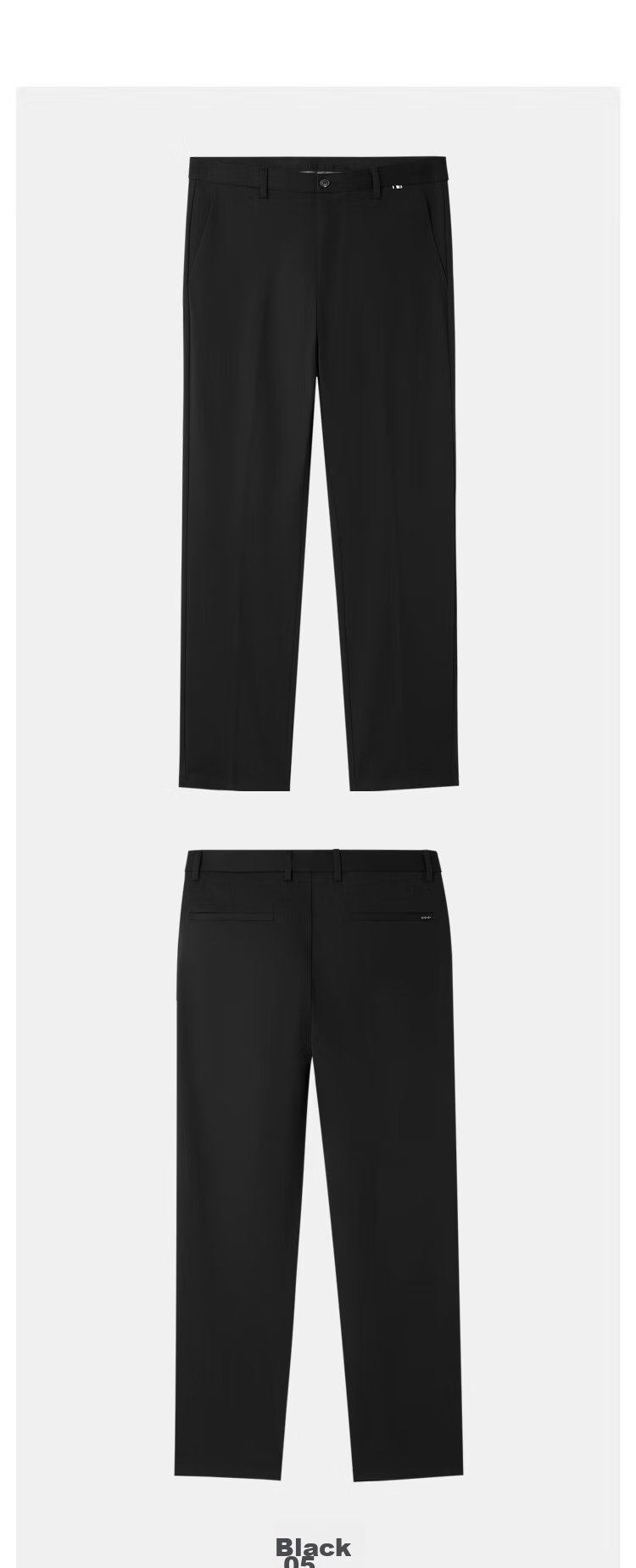 HLAHLA Men's High Elasticity Lightweight Business Casual Fashion Commuter Trousers 9