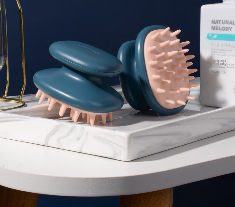 Creative Art Silicone Hair Washing Tool, Massage Comb, Scalp Cleaning Shampoo Brush, Children's Student Hair Comb 3