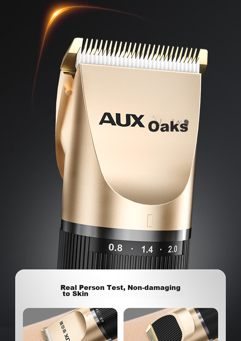 AUX Electric Hair Clipper for Adults, Electric Trimmer, Electric Hair Cutting Machine, Shaver for Children And Babies, Haircutting Tool Set, X1 Premium Configuratio 7