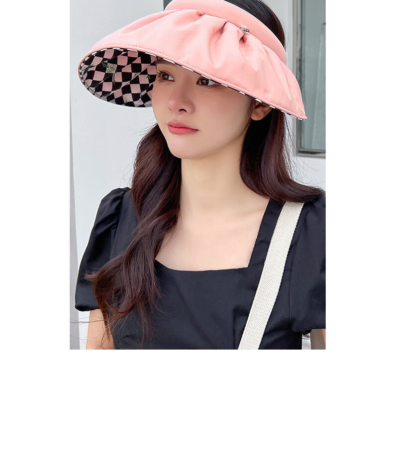 XUEXIMAN Sun Hat for Women, Visor Cap for Travel, Face-Covering Versatile Sunhat, Beach Shell UV Protection Hat for Wome 23