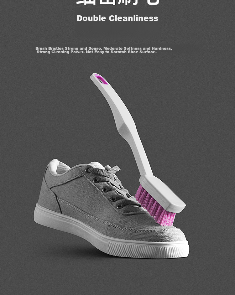CHAHUA Large Laundry Brush Set [2 Pieces Total], Multi-Functional Shoe Cleaning Tool for Home Use, Random Color 5