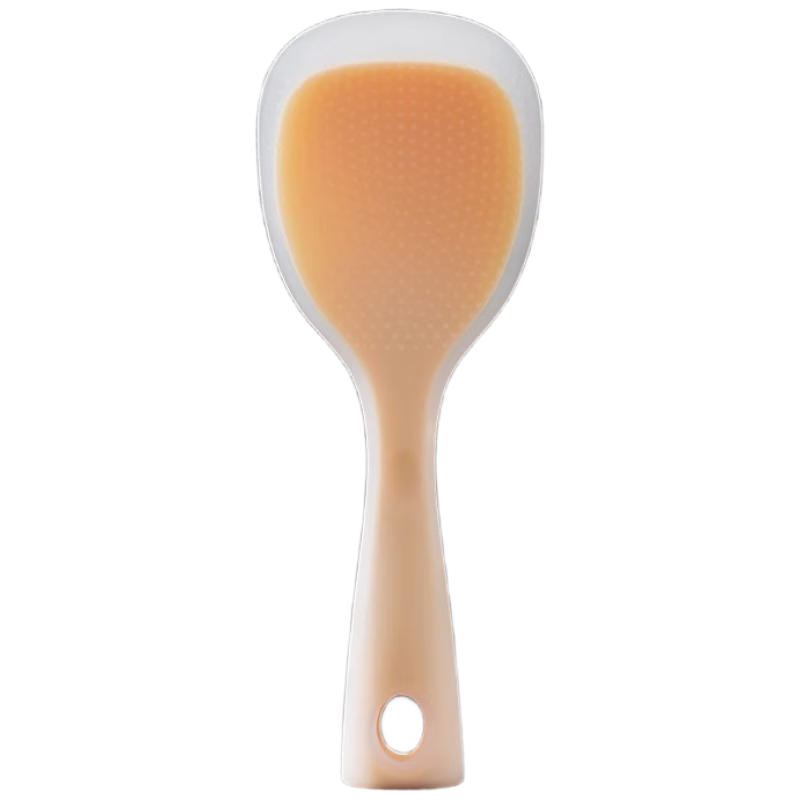 KATEI STORY Japanese Silicone Rice Spoon Non-Stick Rice Scoop Serving Spoon Can Be Upright Rice Serving Electric Rice Cooker Pot Food-Grade Household Use