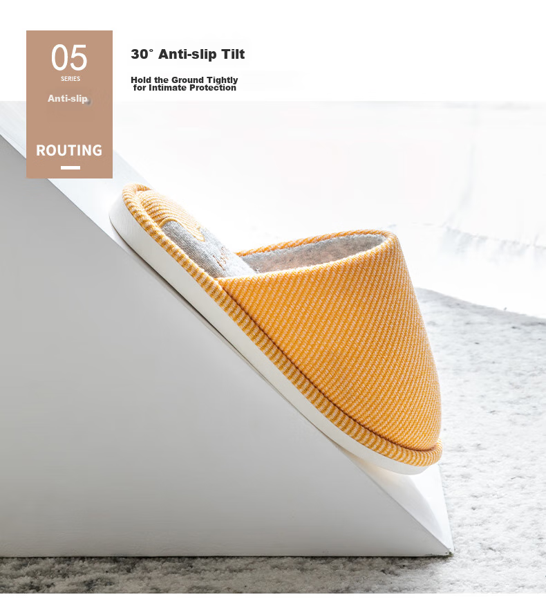 GUOLUOFEI Japanese-Style Wooden Floor Slippers for Men, Indoor Thick-Soled Couple's Slippers for All Seasons, Bean Green Color, Size 36-37 9