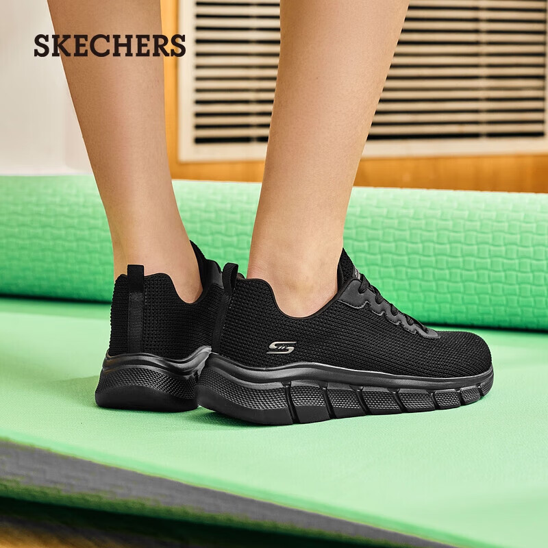 Skechers Women's Walking Shoes, Mesh Casual Shoes, Lightweight Soft Sole Comfortable Shock-Absorbing Outdoor Sports Shoes 117346