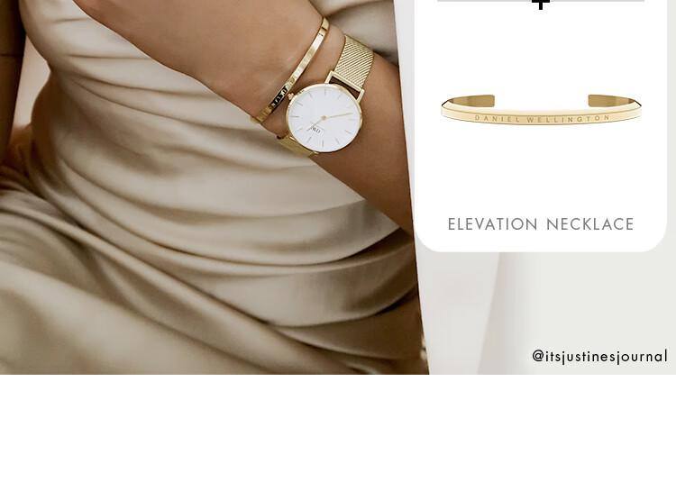 DanielWellington DW Ladies Watch, Light Luxury Gold-Plated Simple Quartz Wristwatch for Women, Birthday Gift for Girlfriend, DW163 7