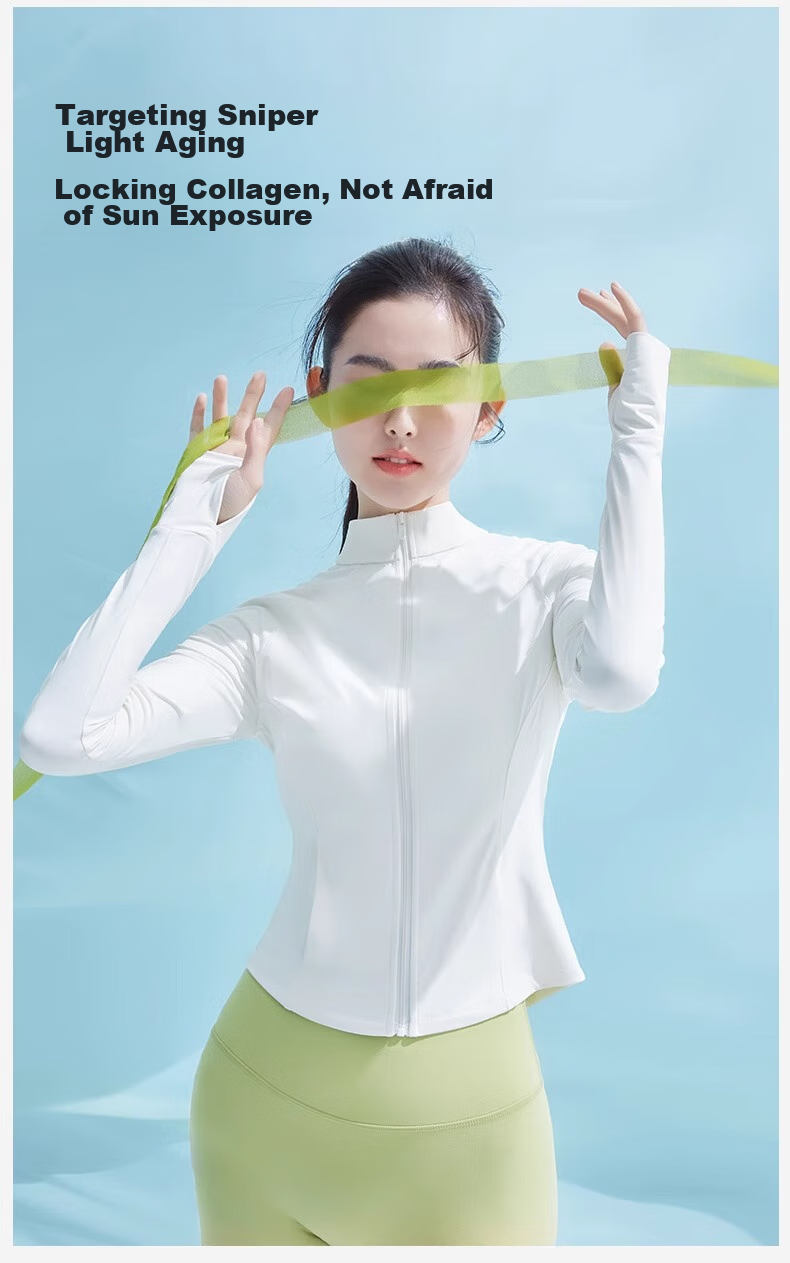 Xiaoyehezi [Guan Xiaotong's Choice] Stand-Collar Sun Protection Jacket for Women, UV-Resistant Summer New Style Sun Protection Clothing Ice Silk Coat 6
