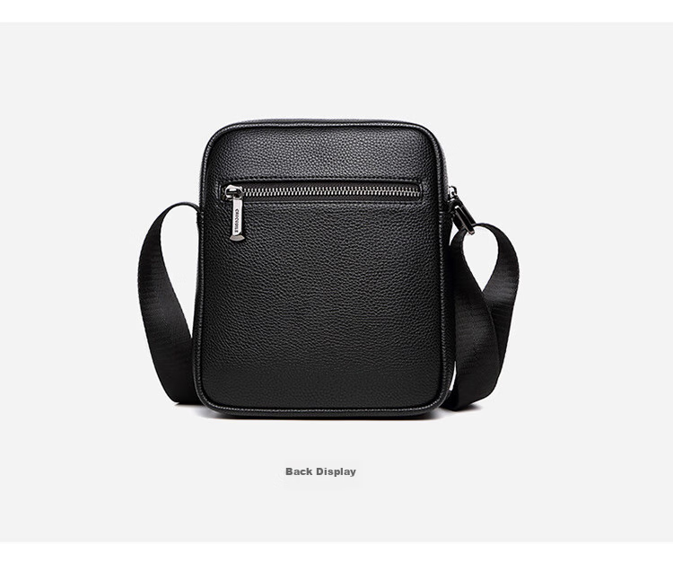 CROCODILE Youth Top-Grain Leather Fashion Shoulder Bag, Men's Vertical Casual Crossbody Bag, Gift for Boyfriend, TB050 12
