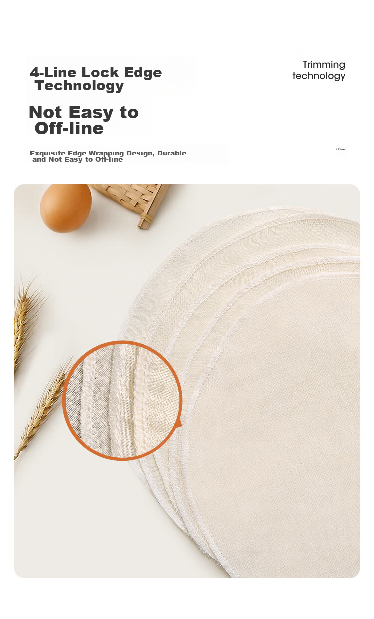 MARYYA Steamer Cloth, Pure Cotton Gauze, 30cm Large Size, for Food Use, Steamer Pad for Buns, Dumplings, Non-Stick Filter Cloth, Steamer Liner 9