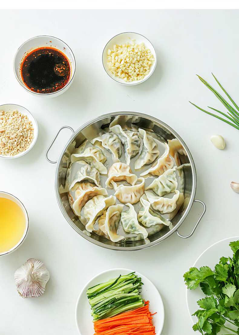 Guangyi 304 Stainless Steel Liangpi Plate And Liangpi Gong, Steaming Tool for Liangpi And Rice Noodle Rolls, 26cm GY7632 19