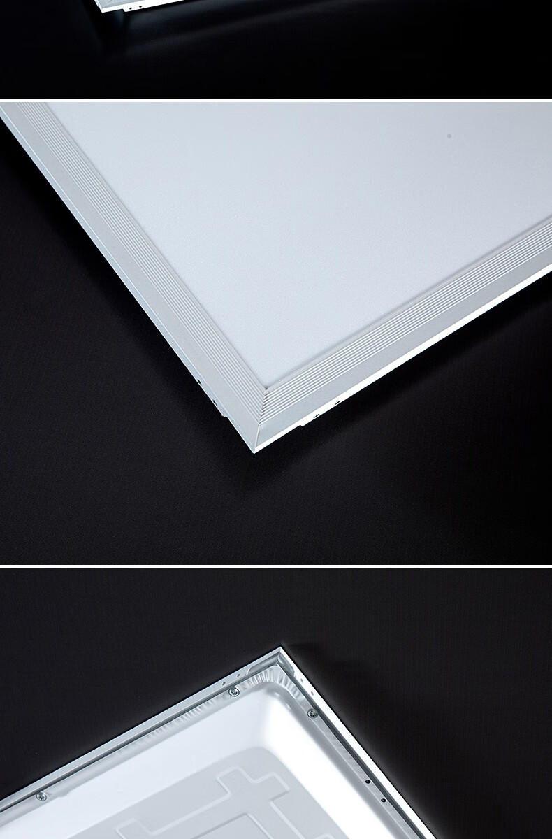 Whale and Light Integrated Ceiling Light LED Panel Light Office Ultra-thin High CRI Aluminum Buckle Panel Light 600*600 Engineering Model (White Sprayed Frame) 4