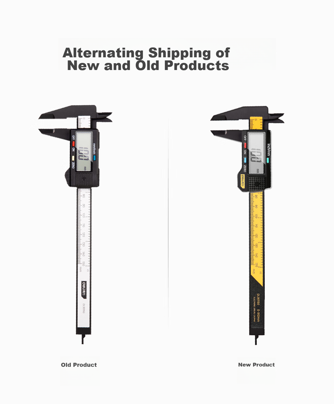 Deli Digital Caliper, Carbon Fiber Electronic Vernier Caliper, High-Precision Inner And Outer Diameter Measurement Tool for Home Use, Antiques, Collectibles And Jewelry Measurement 1