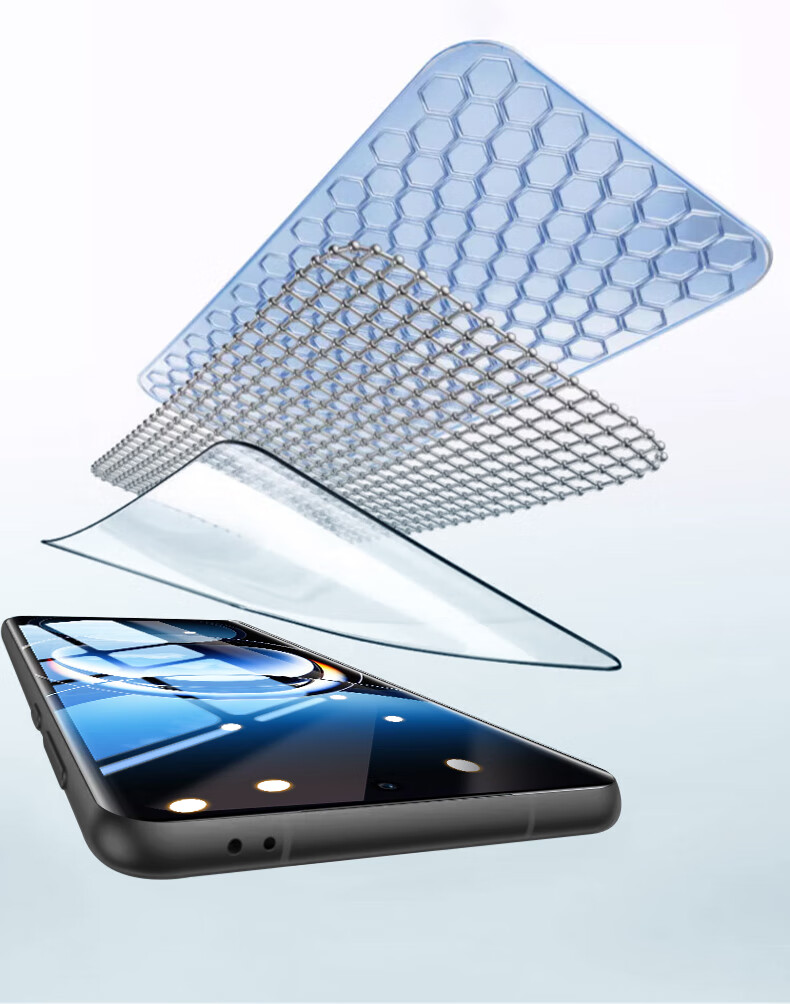 Baoluo [Damage Compensation] Tempered Glass Screen Protector for OPPO Find X7 Full-Coverage Curved HD Anti-Scratch Anti-Fingerprint Film 4