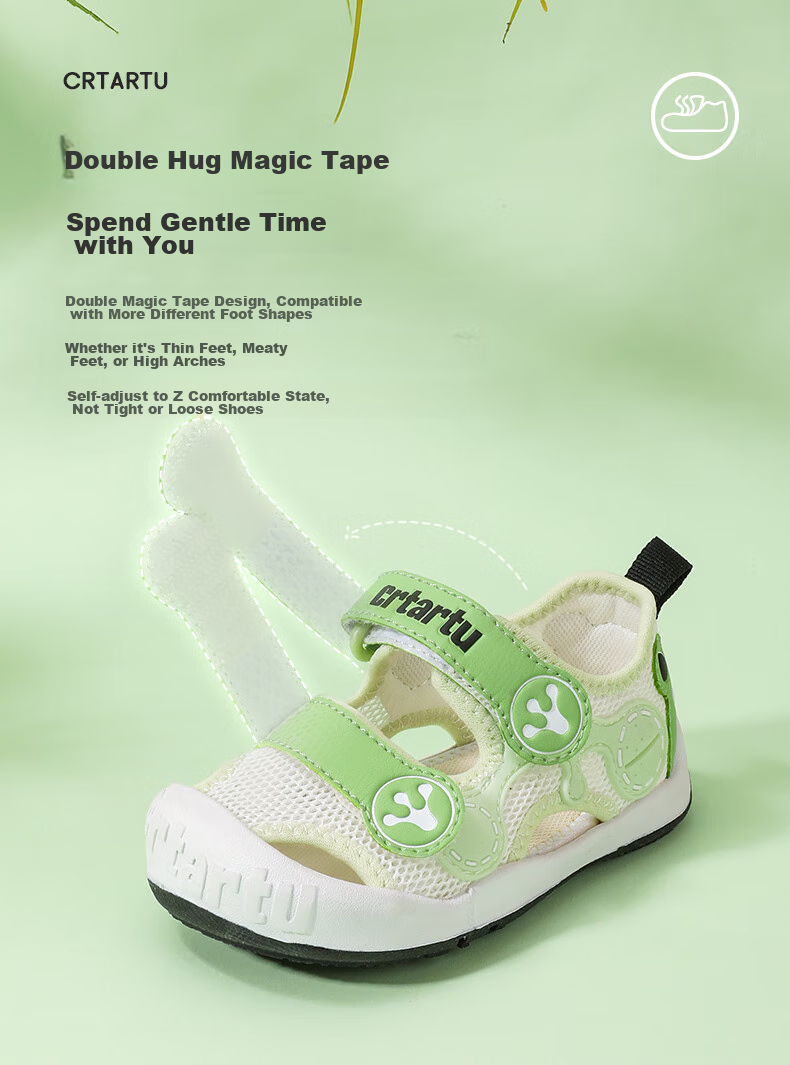 Katetu Toddler Walking Shoes, Baby Sandals for Boys, Summer Walking Shoes for Ages 1-6, Breathable Mesh Children's Sandals XBI124 1